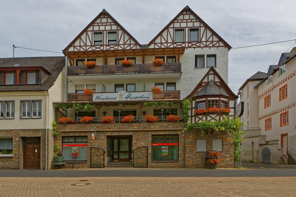 Hotel Weinhaus Hirschen Bruttig-Fankel Exterior foto